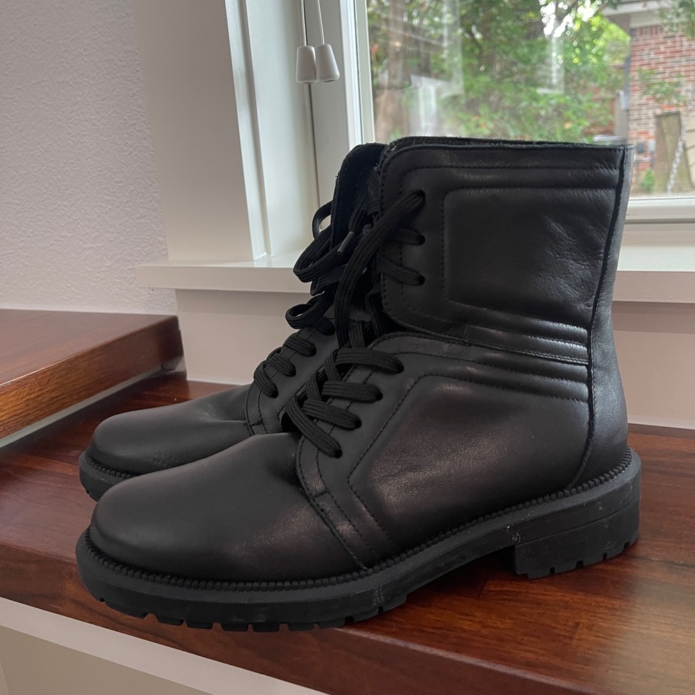 Aquatalia Combat Boots (NEVER WORN) size 8